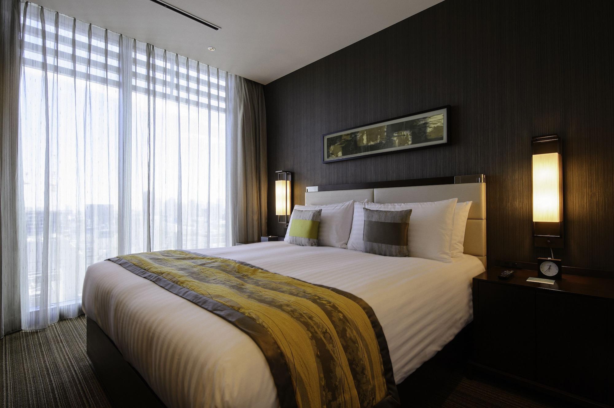 Hotel Oakwood Premier Tokio Zewnętrze zdjęcie A bedroom at the hotel